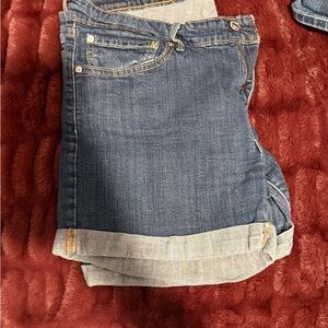 Levi's Blue Jean Shorts